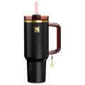 Stanley 40 OZ Quencher Luxe Tumbler In Black Snakeskin