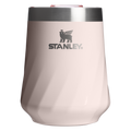 Stanley 11 oz Swirl Wine Stainless Steel Tumbler In Rose Quartz Pink Gloss