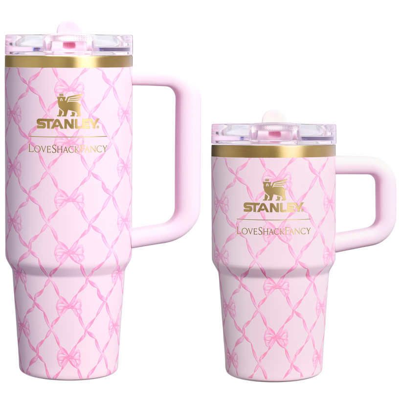 Stanley 1913 x LoveShackFancy Holiday The Quencher® Details ProTour Tumbler Set | 2-pack - Style Pack Soft - Fresh Daily Use Pack